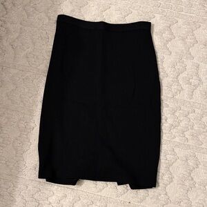 St. John Classic Black Pencil Skirt